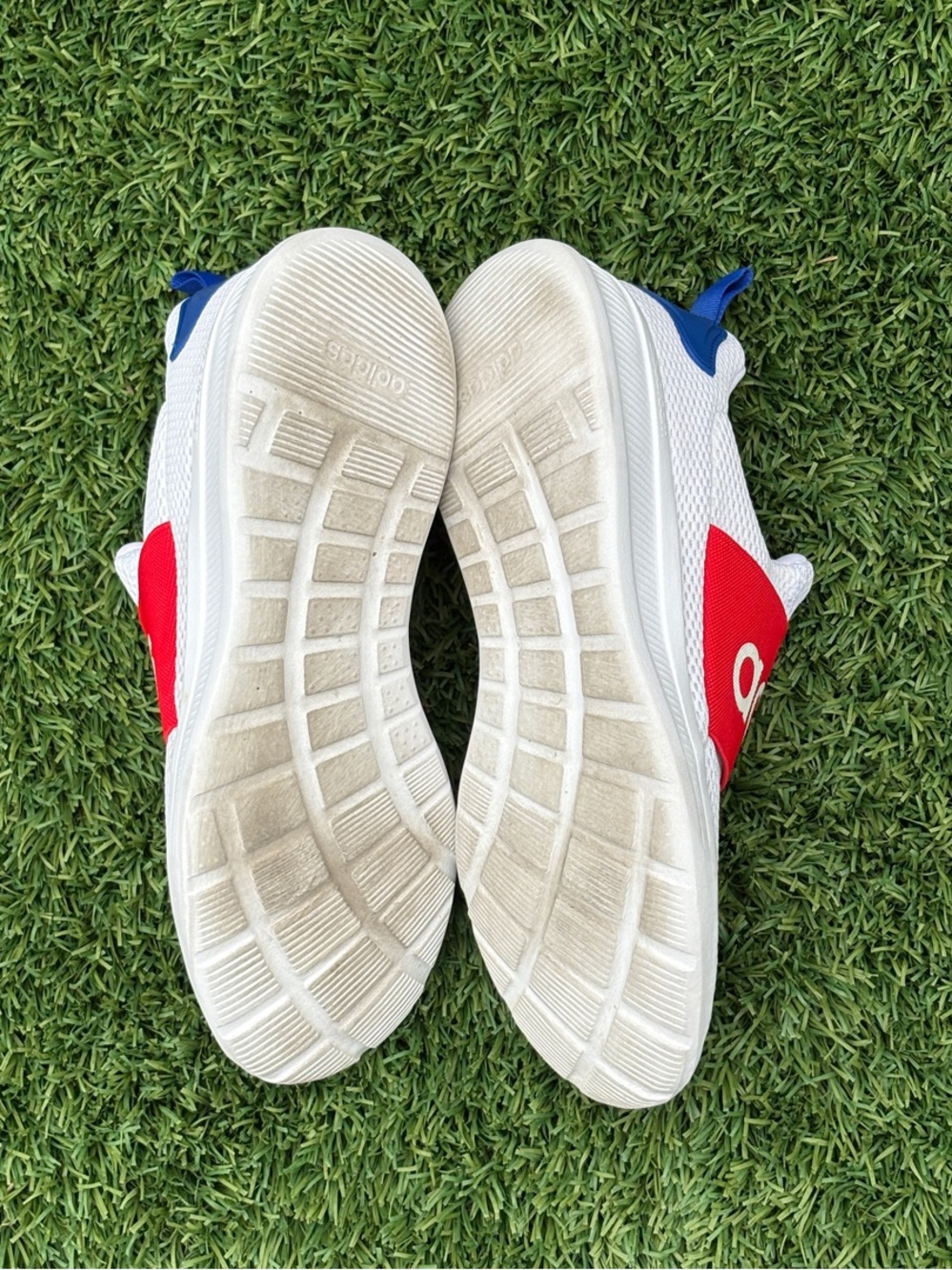 Adidas Lite Racer Adapt Men’s Slip-On Sneakers | Size 11 | White Red Blue - Picture 6 of 7